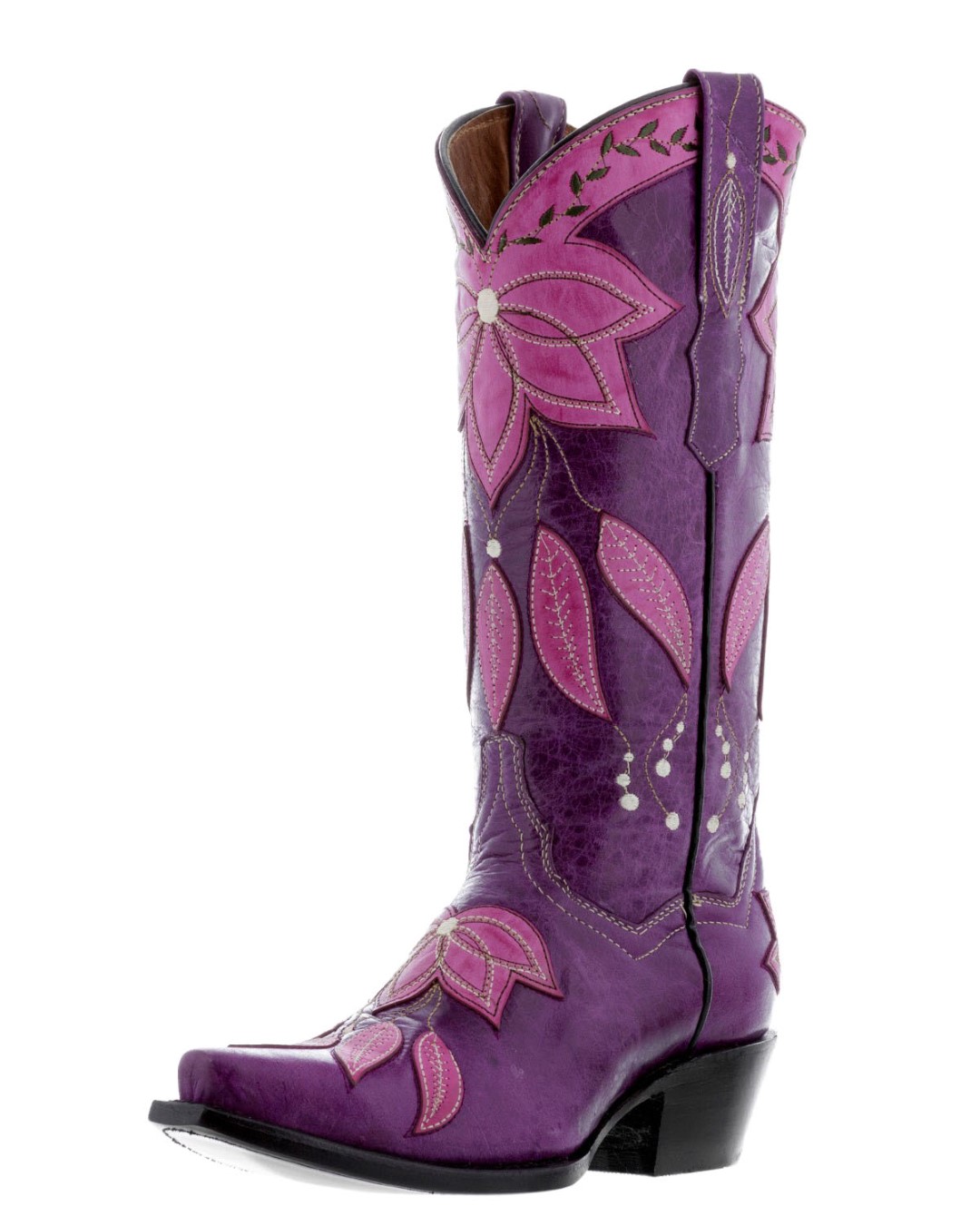 ladies purple cowboy boots