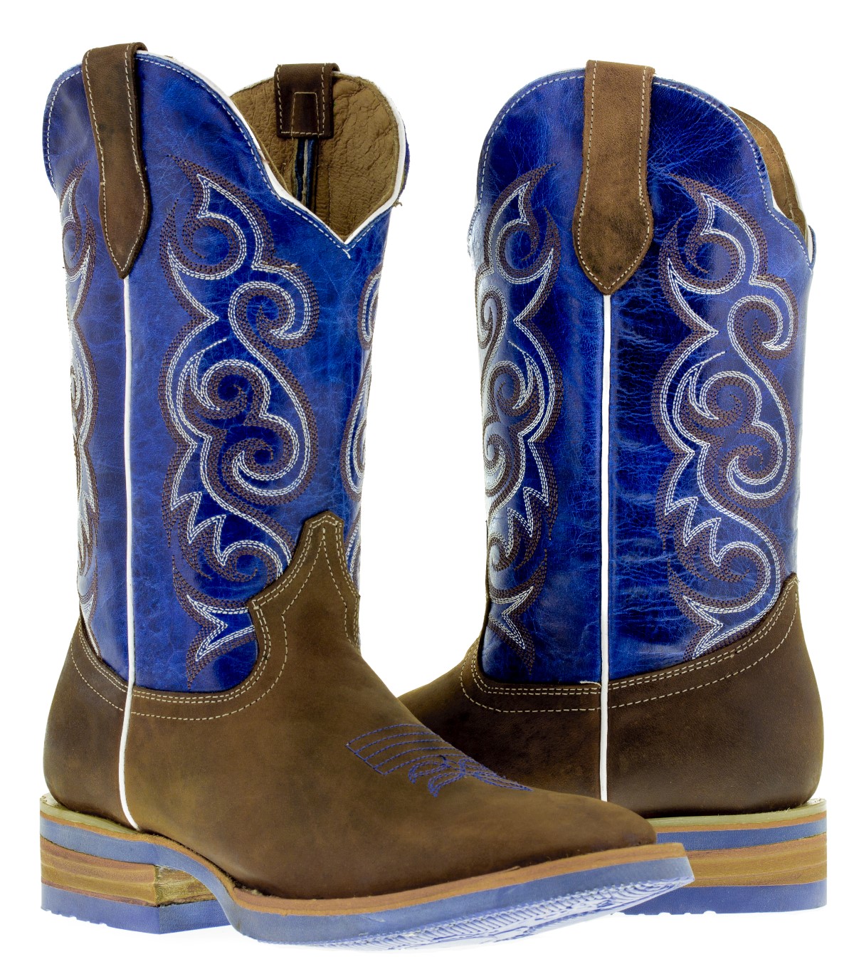 women's blue cowgirl boots
