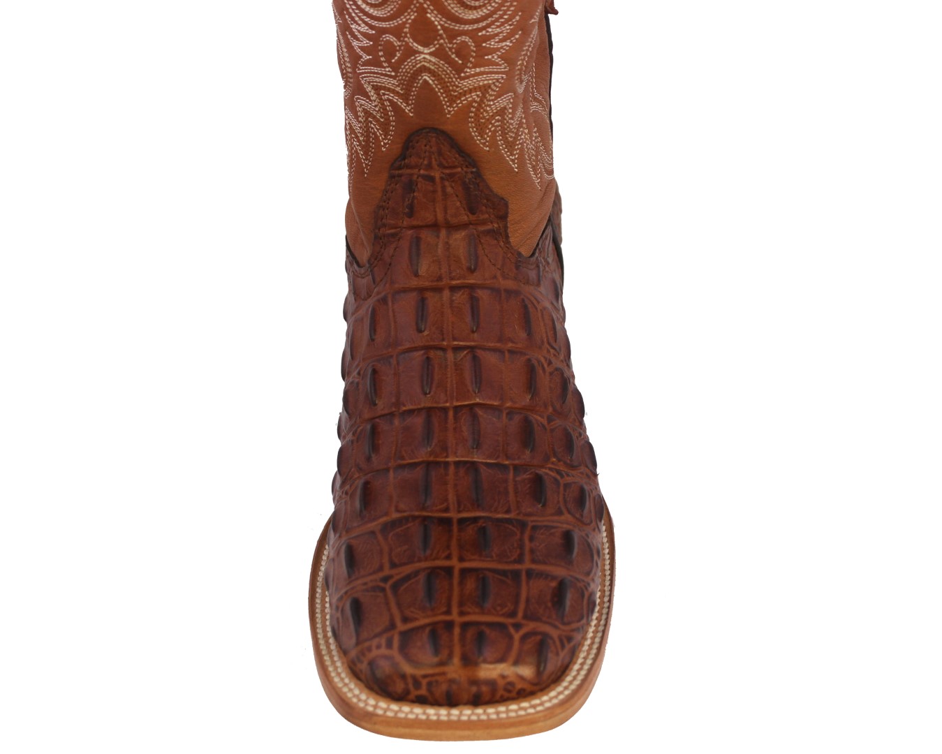 Details about  / Mens Crocodile Back Pattern Cowboy Boots Real Leather Western Square Toe Botas
