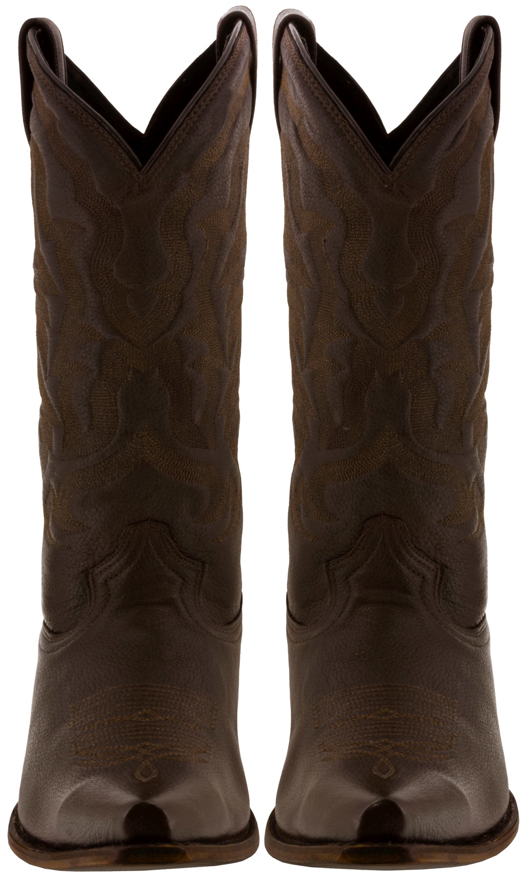 Plain leather clearance cowboy boots