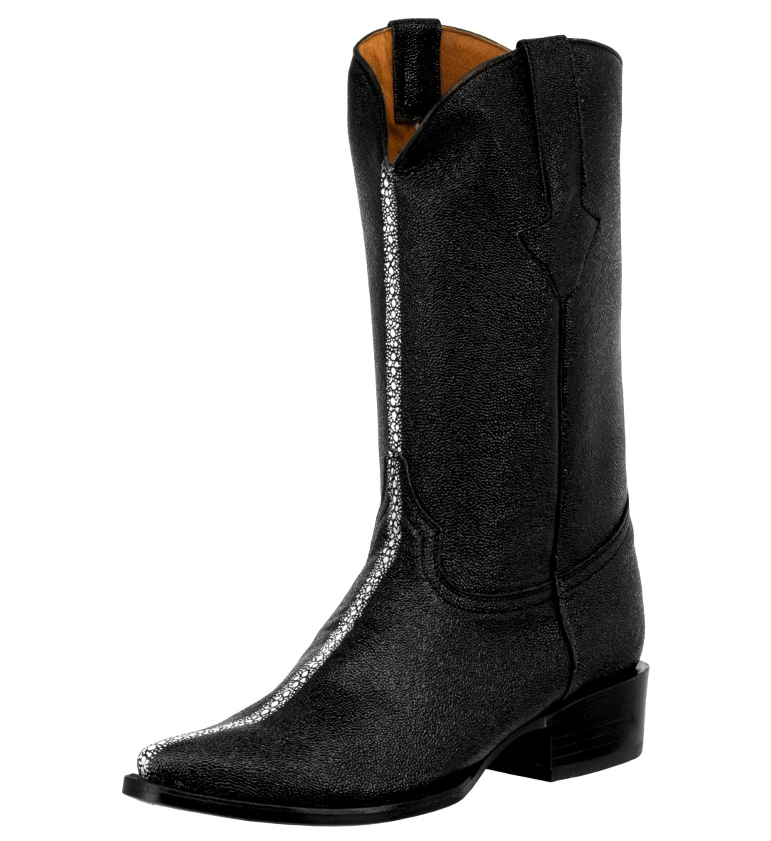 men's flat heel cowboy boots