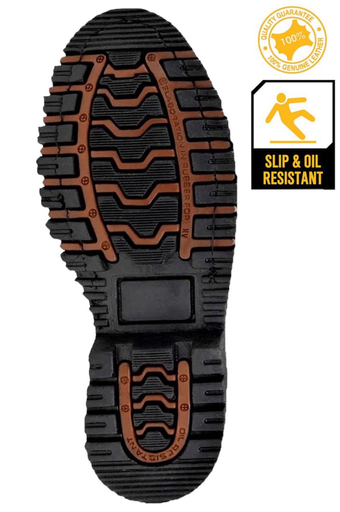 Mens Strong Tough Durable Work Construction Boots Shoes Non Slip Sole Black | eBay