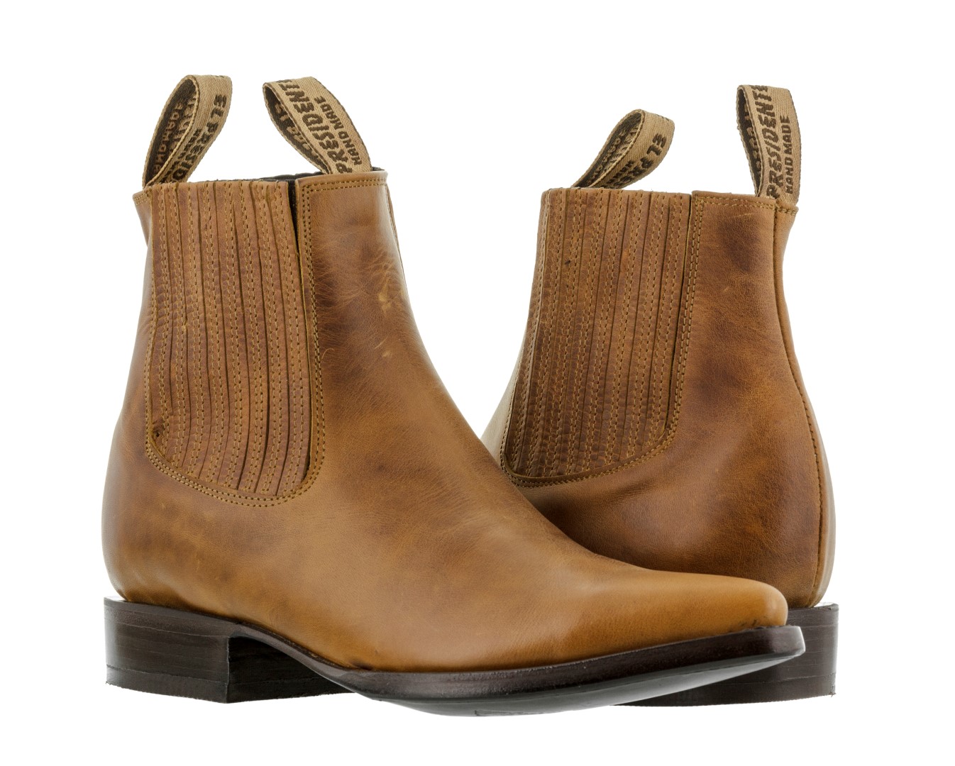 mens western style chelsea boots