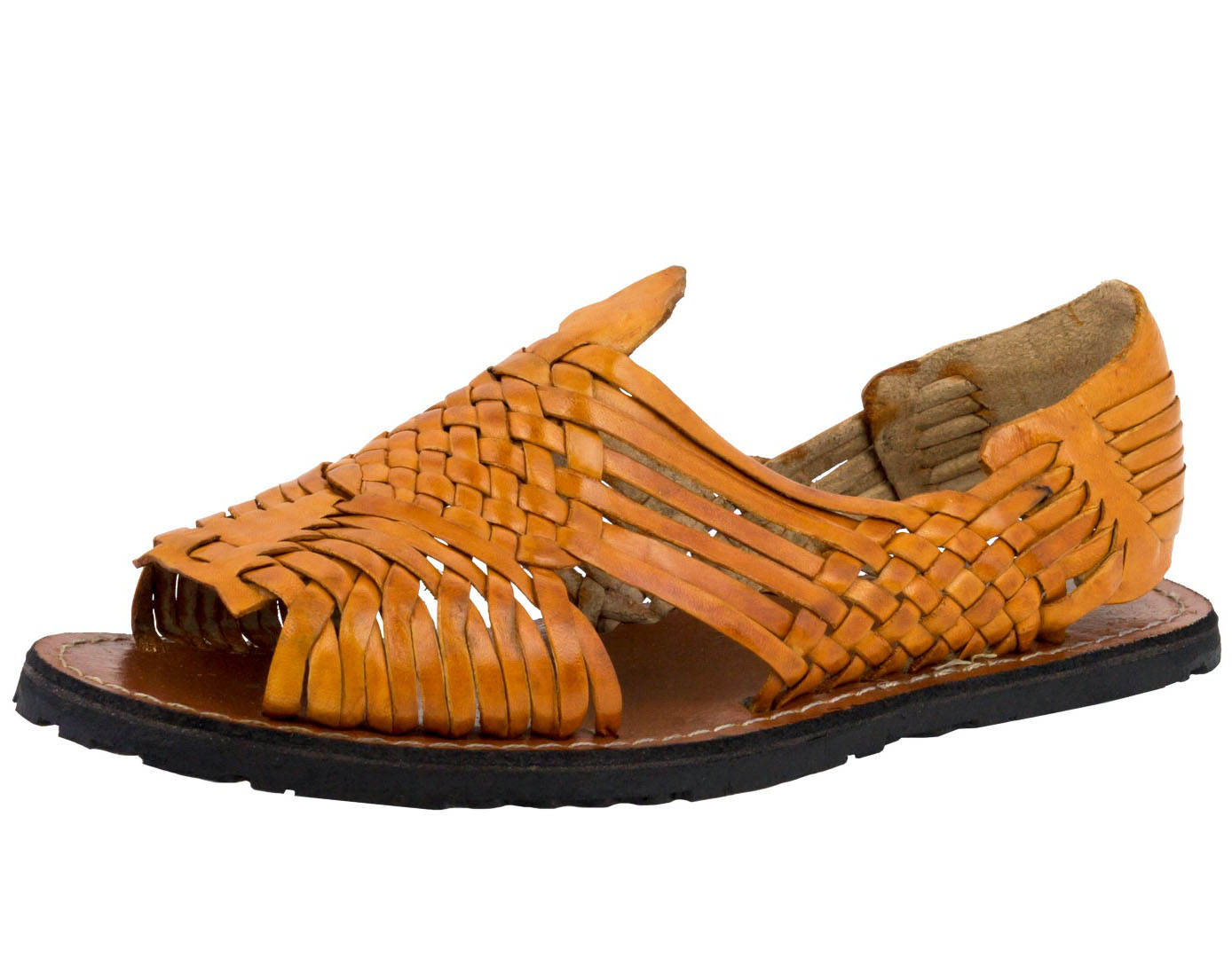huarache slip on sandals