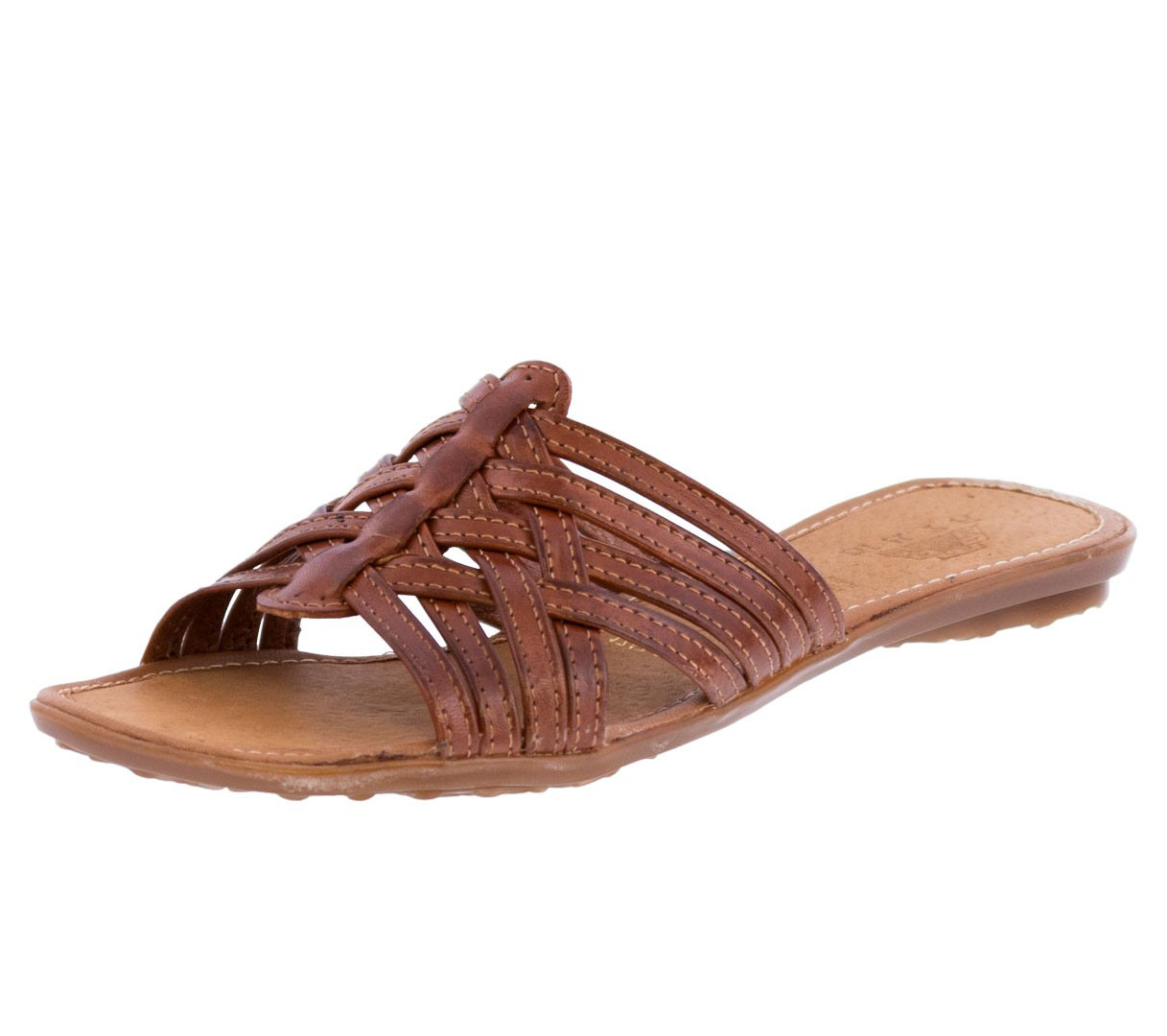 Womens Authentic Mexican Huarache Real Woven Leather Sandals Slip