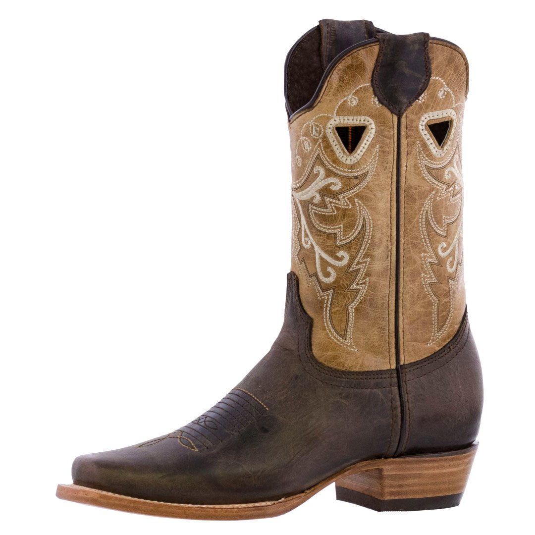 womens wide calf square toe cowboy boots