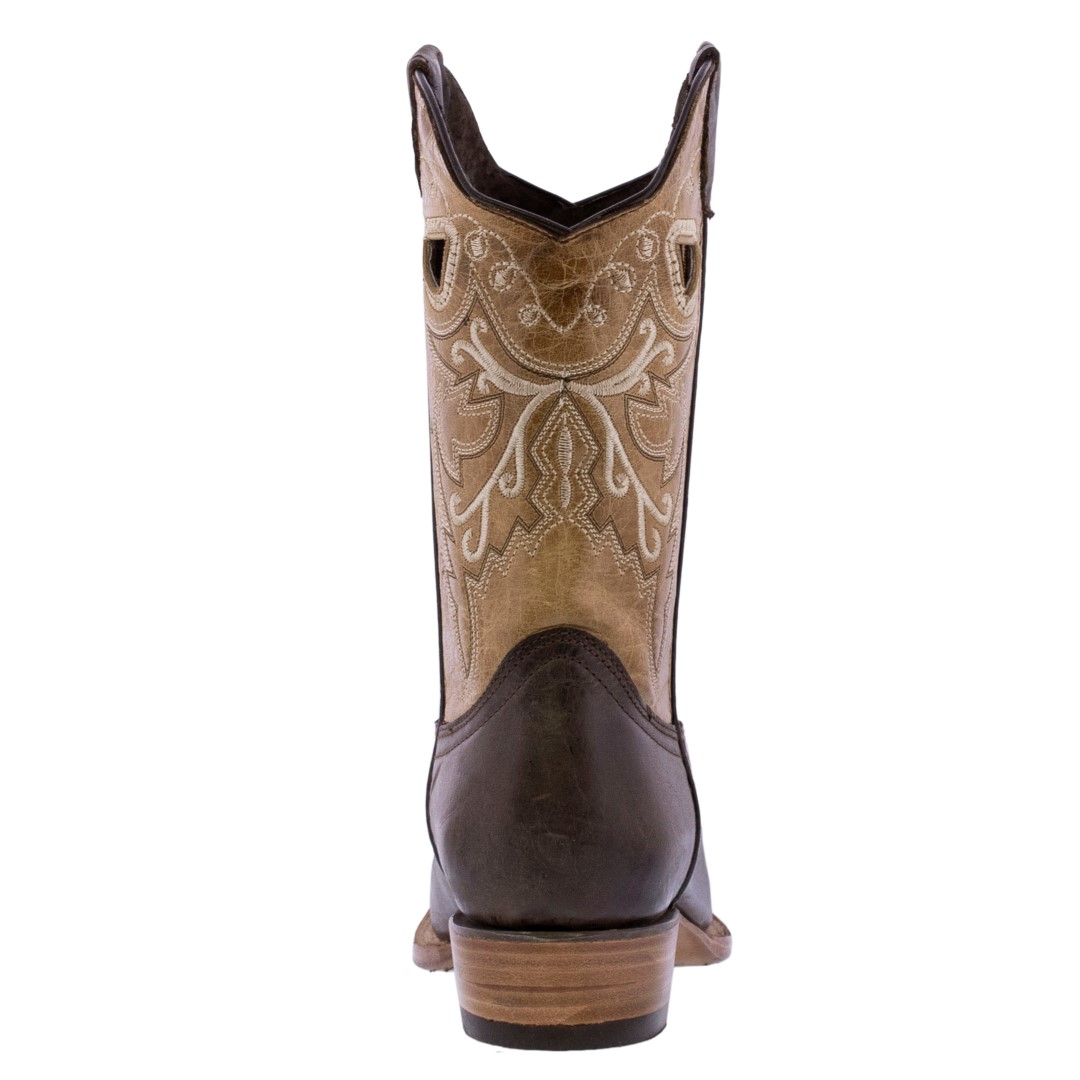 genuine leather wide calf boots