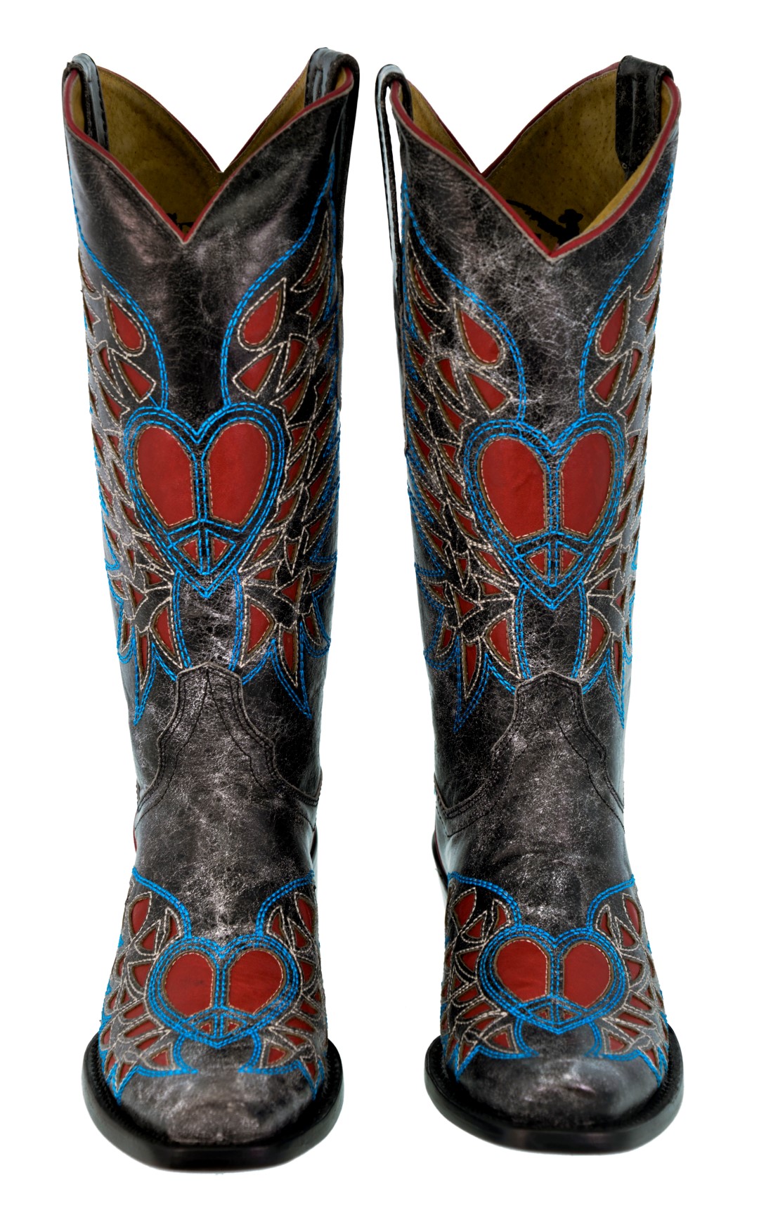 Mujeres de cuero diseño diseño cuero de superposición de Alas de Corazón envejecido botas de vaquero Dubai 9310b0 Mujeres de cuero diseño diseño cuero de superposición de Alas de Corazón envejecido botas de vaquero Dubai 9310b0