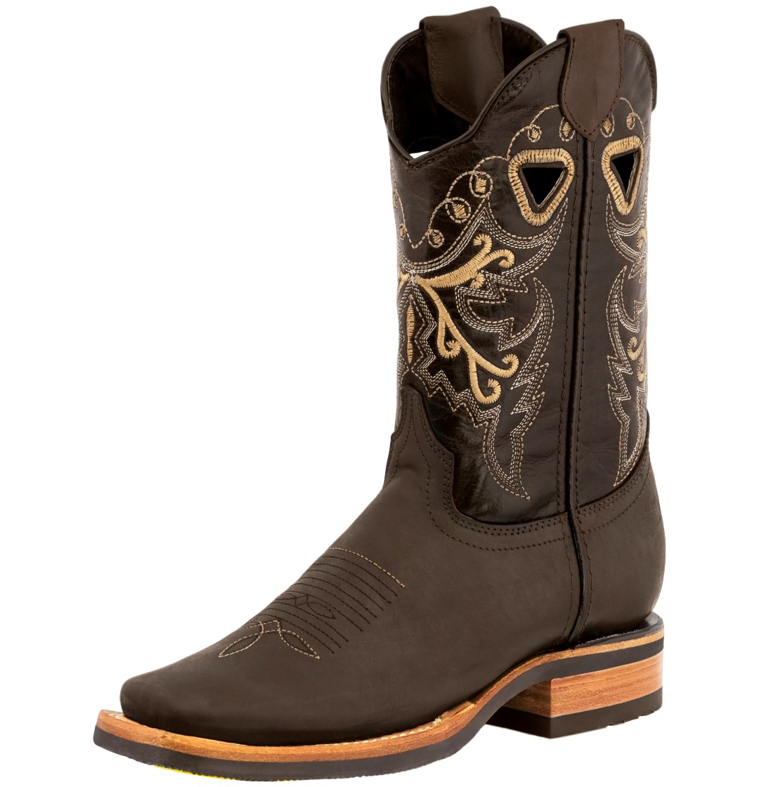 womens rubber sole cowboy boots