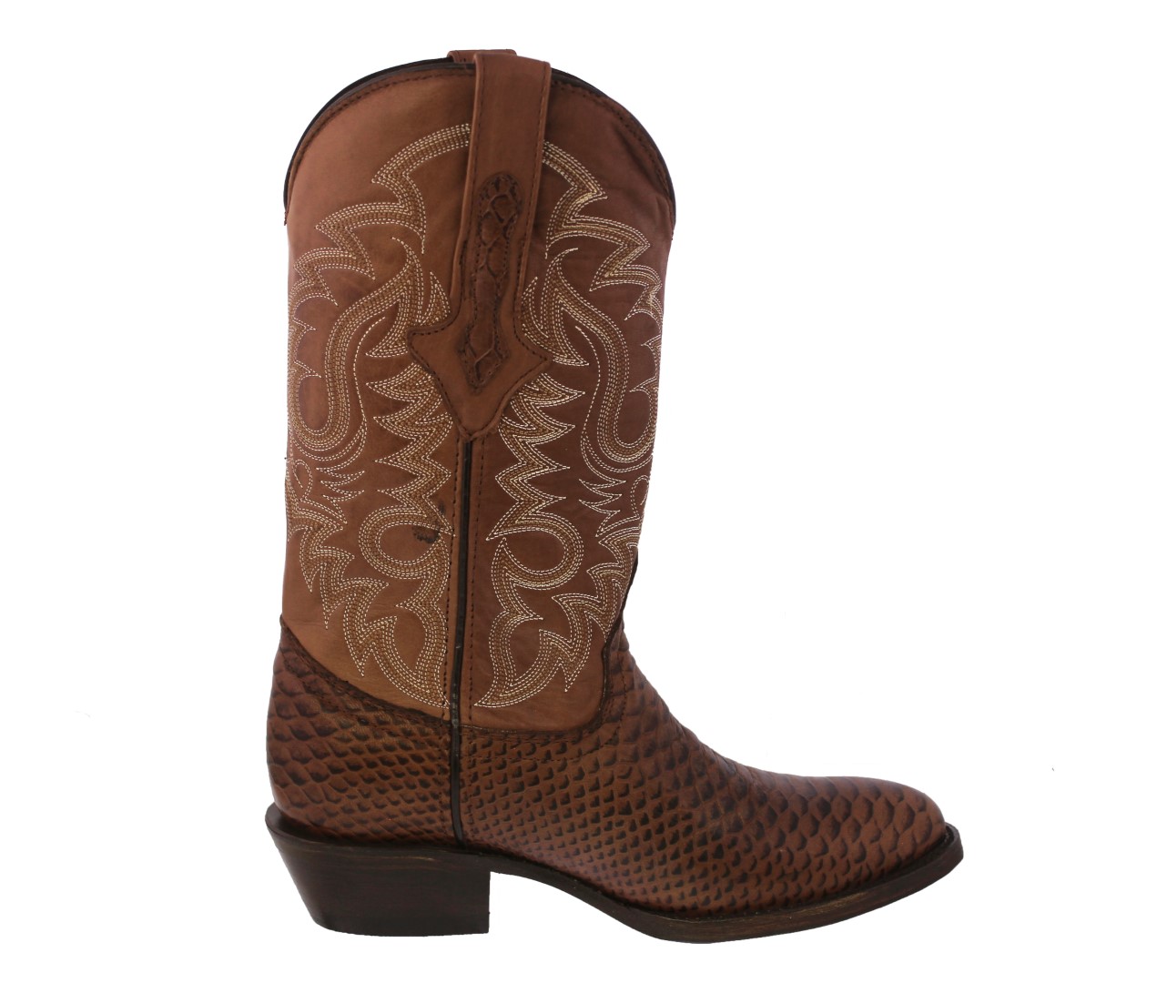 mens western round toe boots