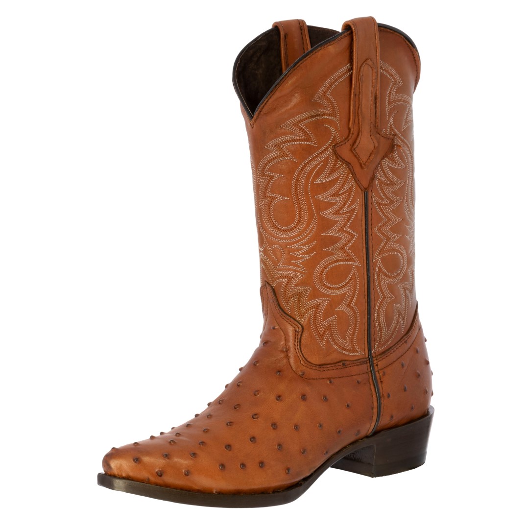 Mens cognac best sale cowboy boots