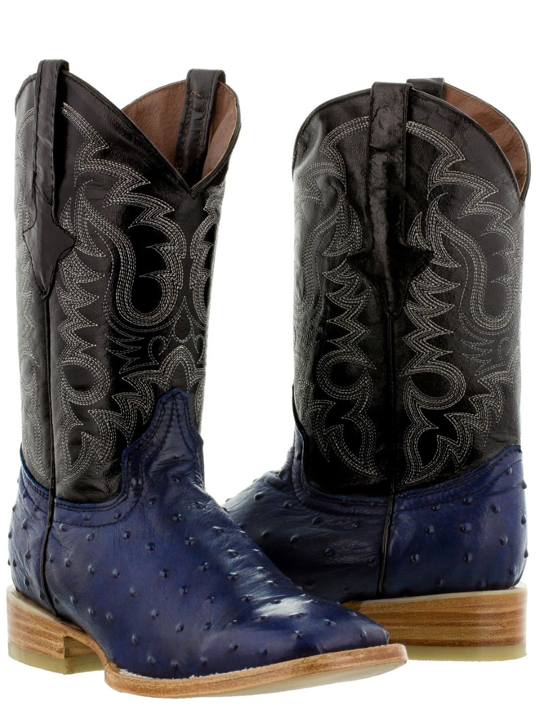 cow print cowboy boots square toe