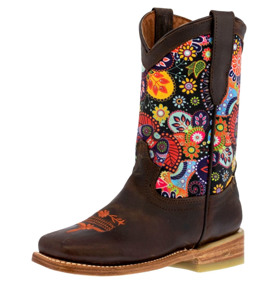 cowboy boots flowers