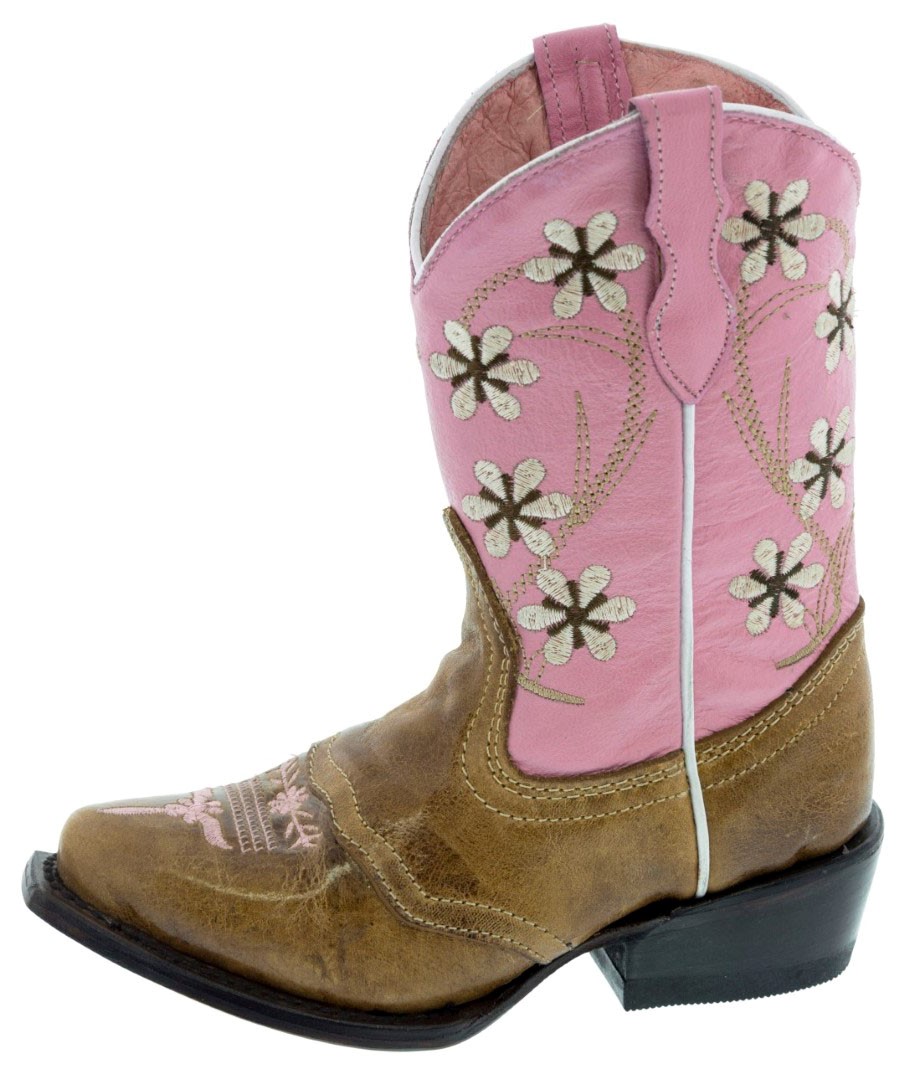 Kids pink store cowboy boots